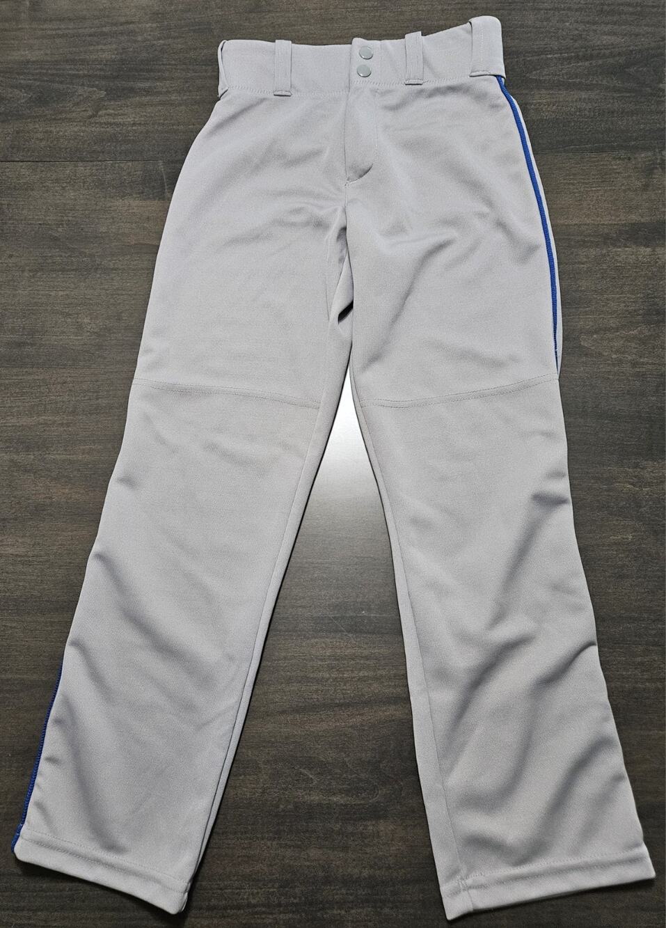 Alleson Athletic Gray Blue Youth Size Medium Baseball/Softball Pants
